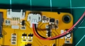 battery plug on the board