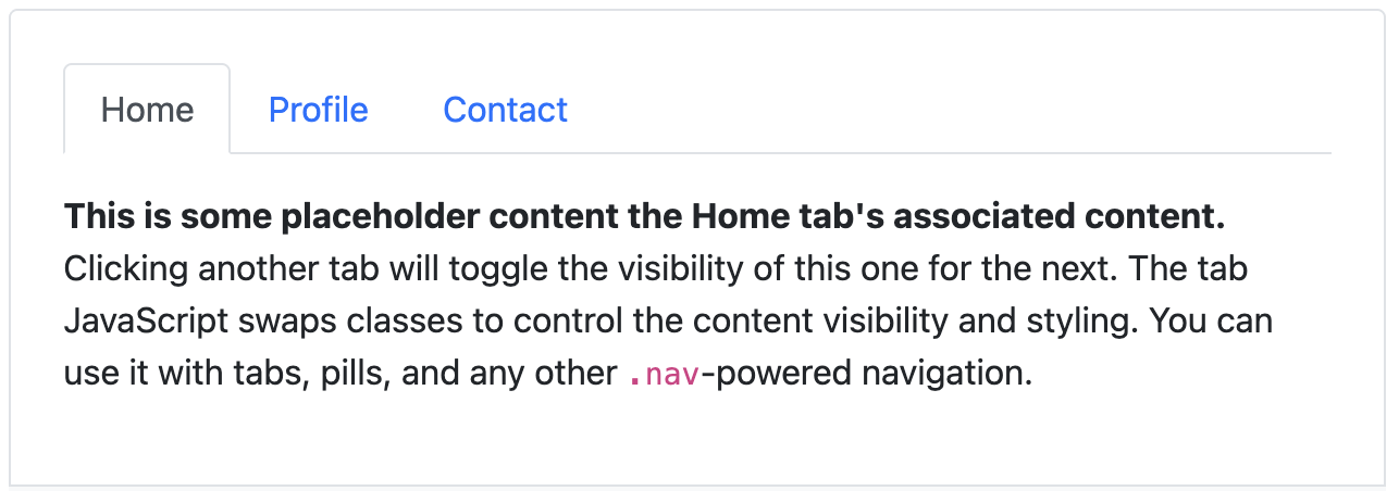 nav-tabs