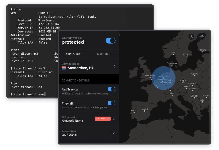 IVPN application image