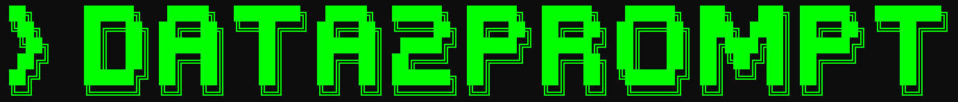 Data2Prompt Banner
