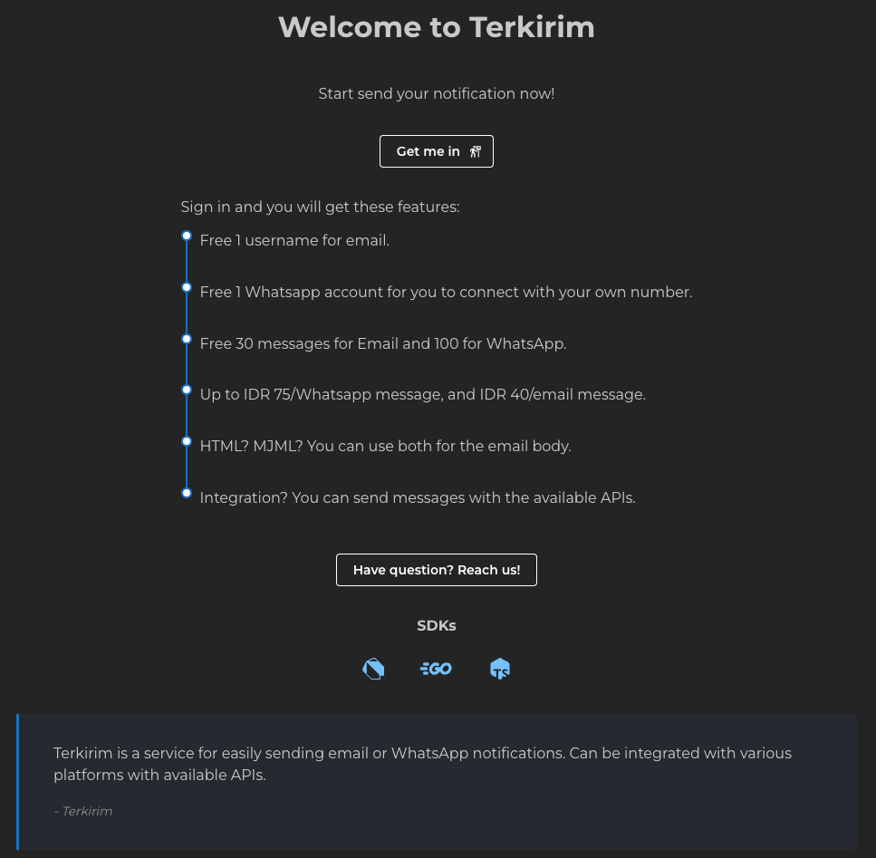 Terkirim