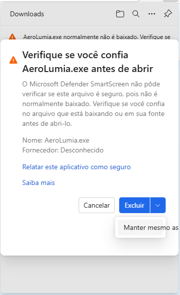 Como liberar no Edge
