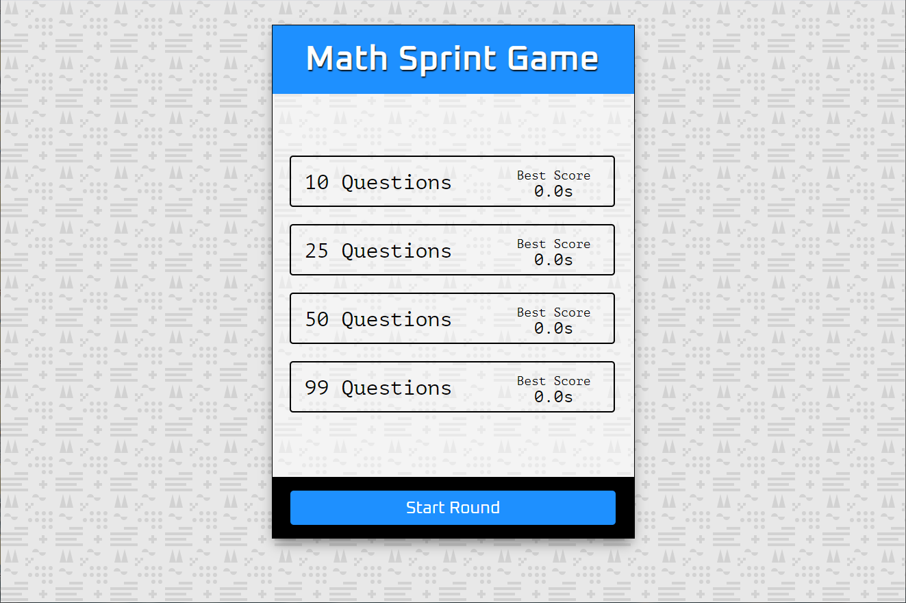 math sprint game cover