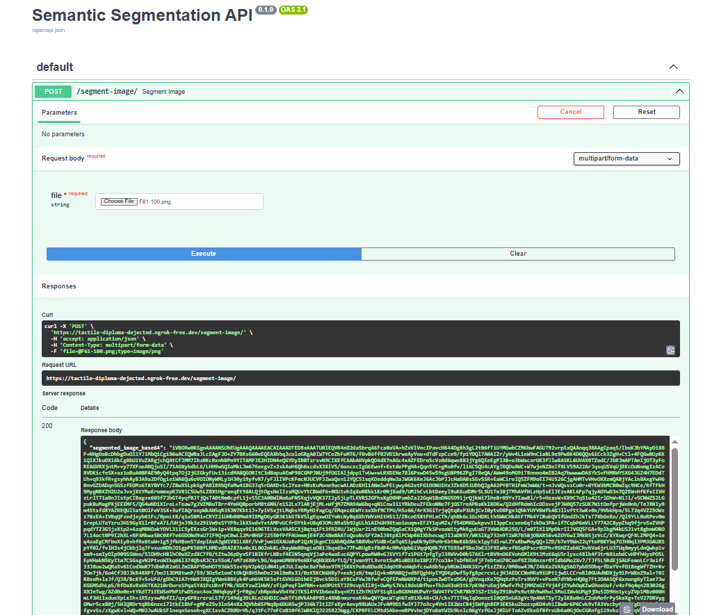 Demo endpoint serving