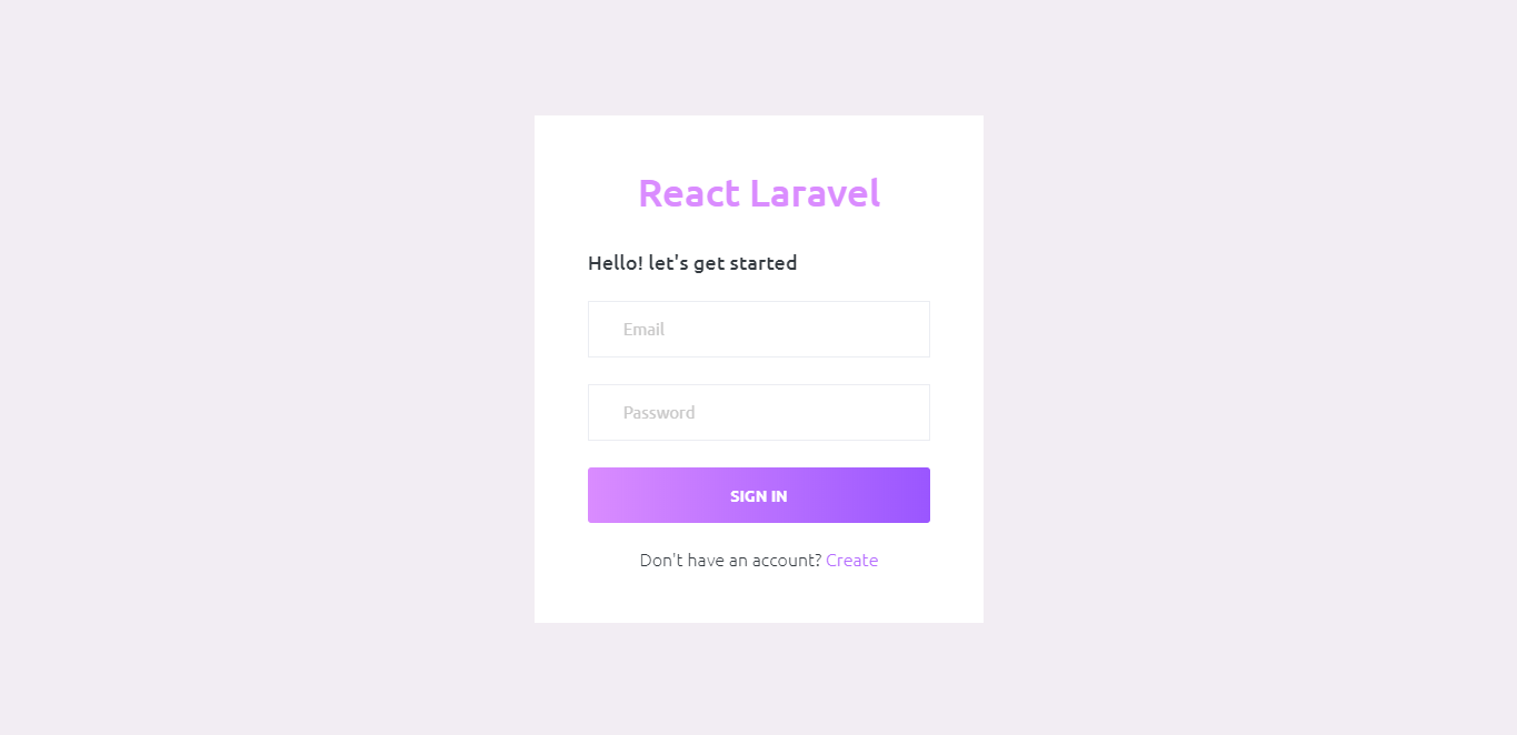 react laravel