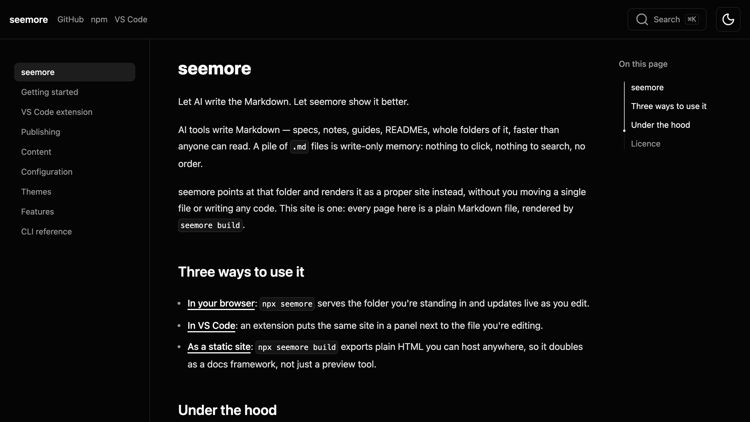 black theme