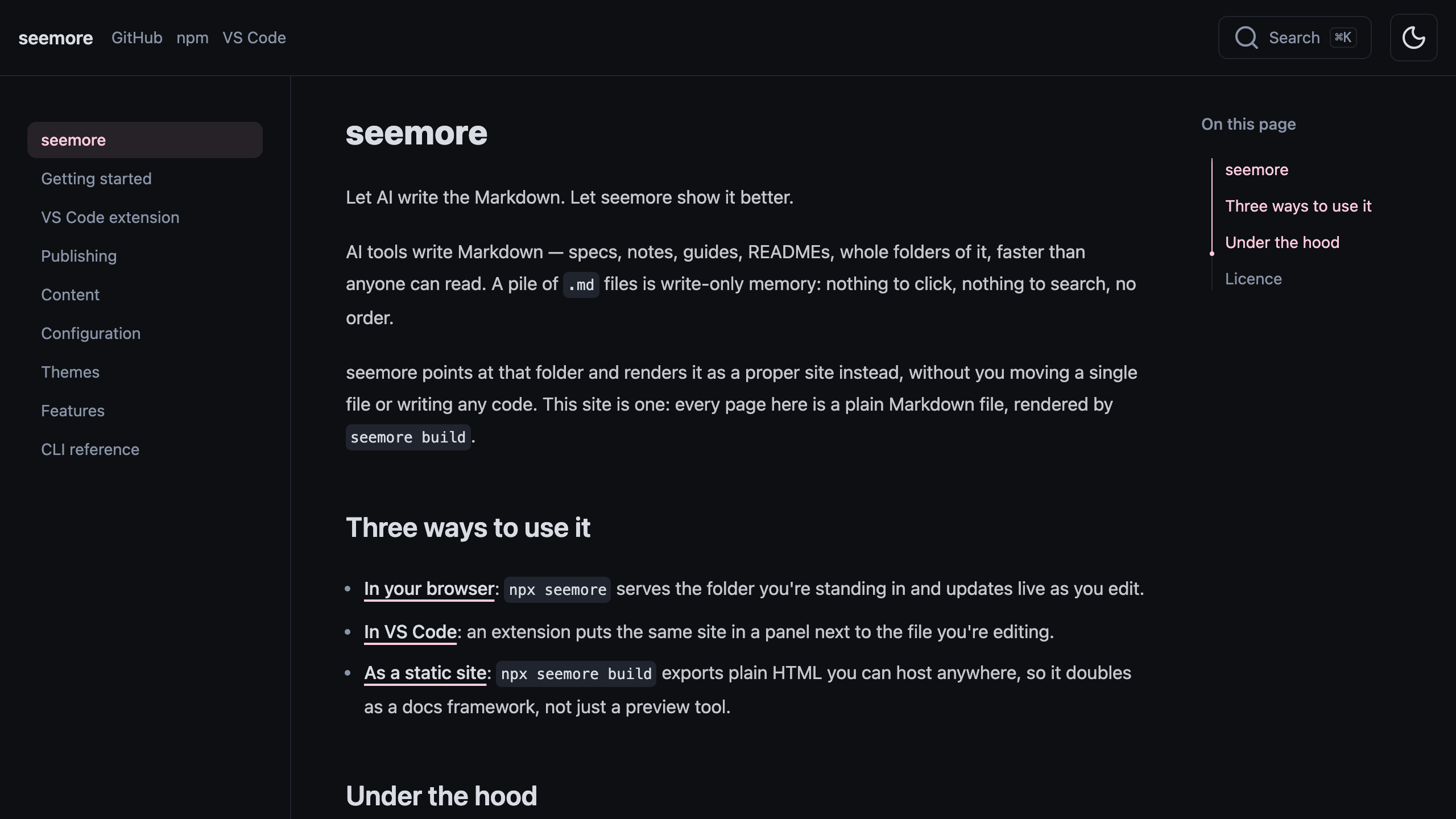dusk theme