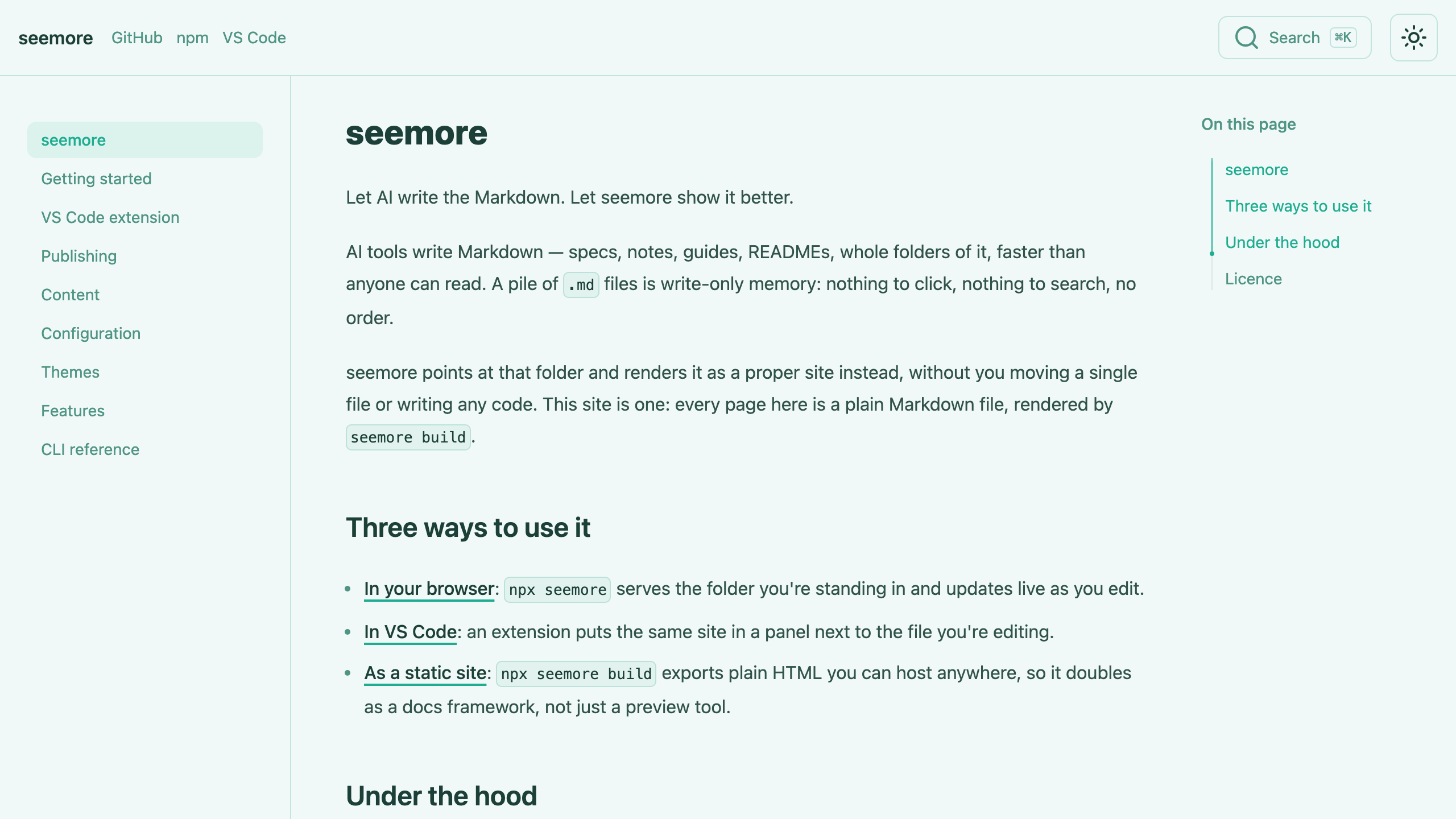 emerald theme