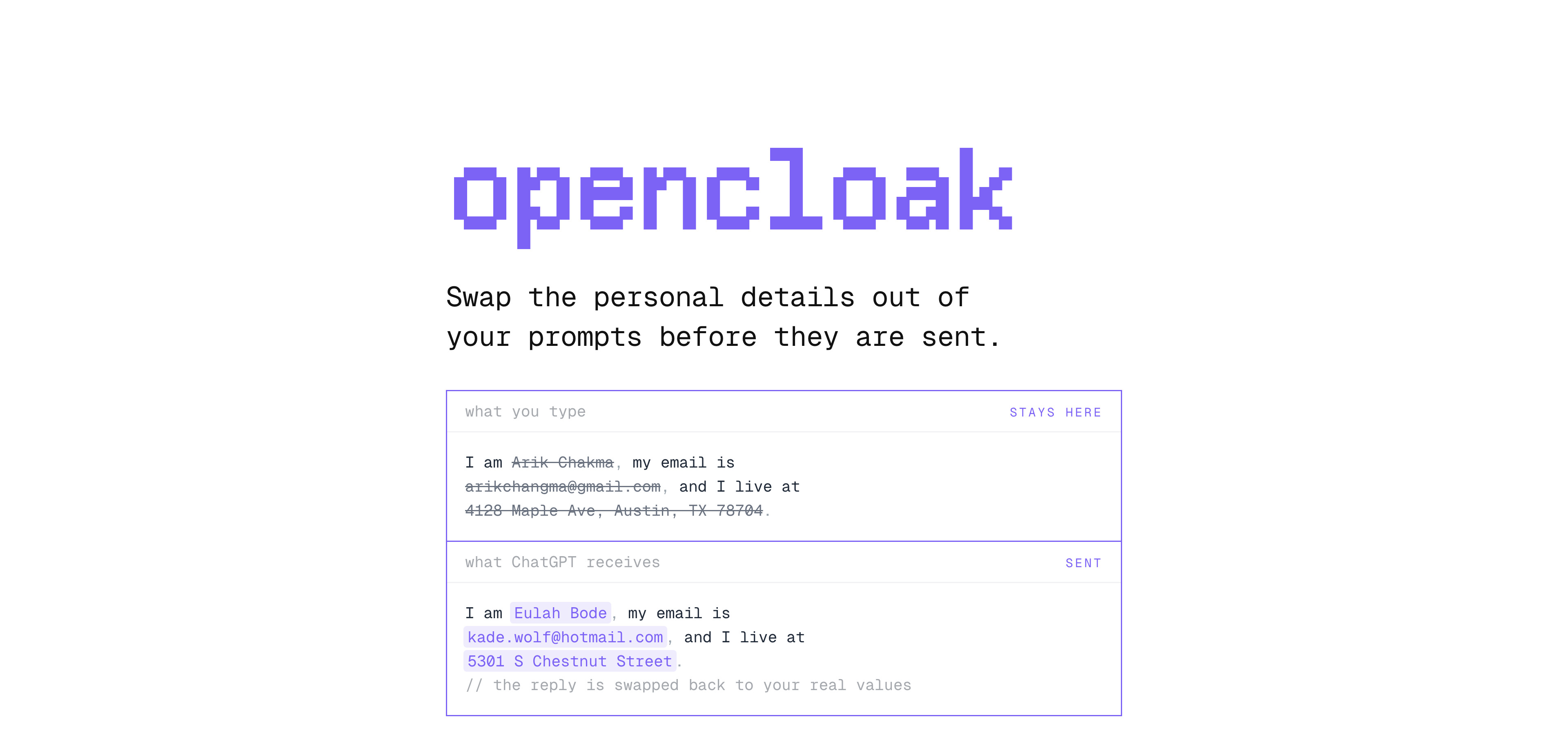 OpenCloak