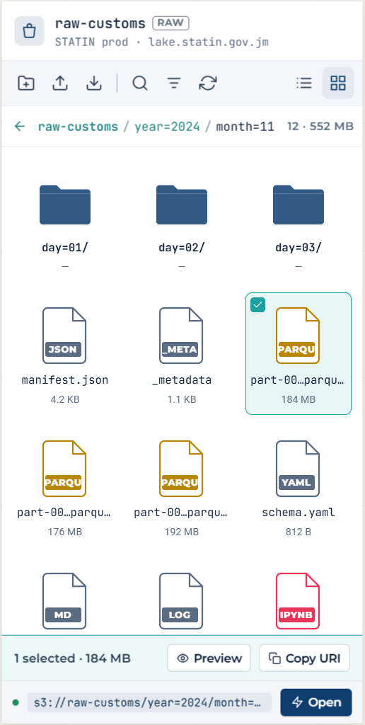 GitHub - aristide/jupyterlab-minio: A JupyterLab extension for browsing ...