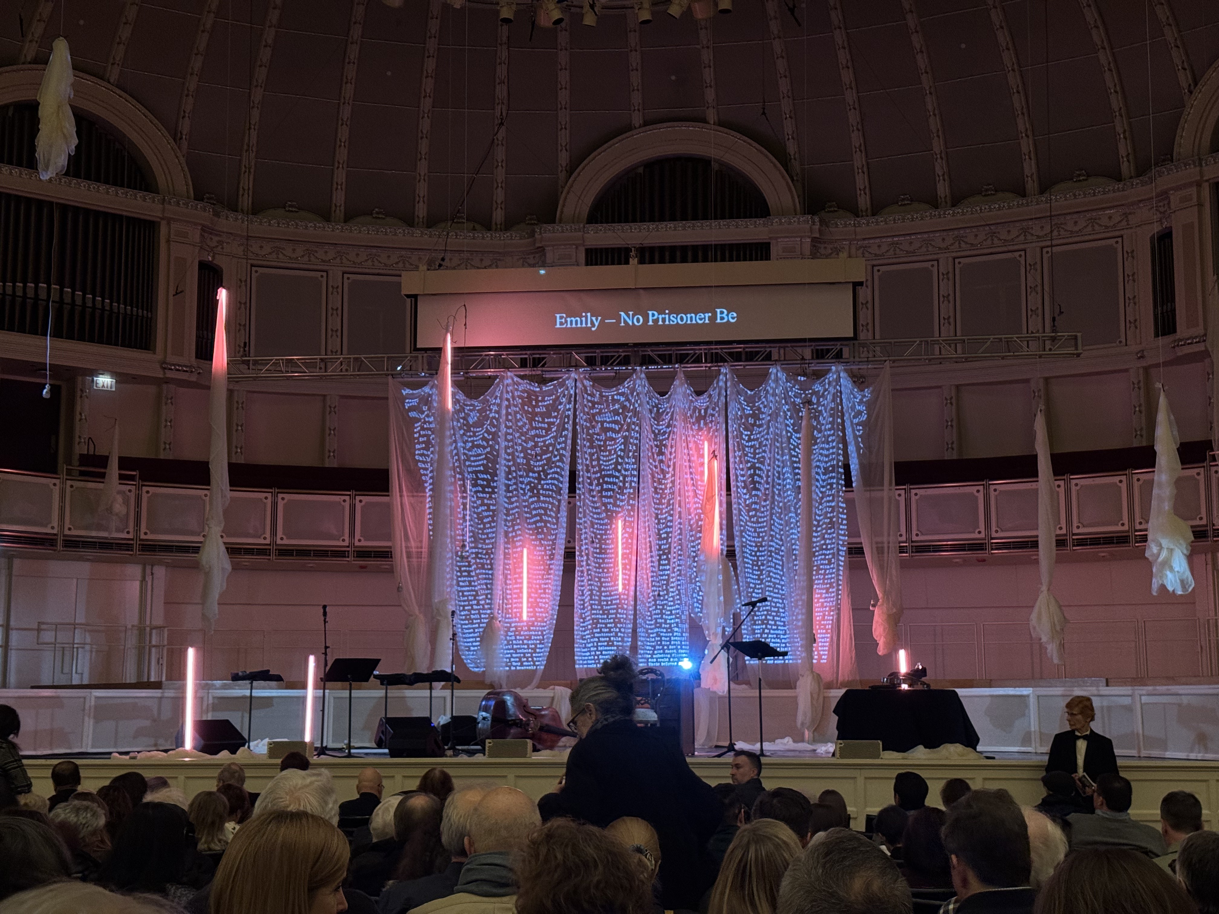 The stage design and lighting is really fancy