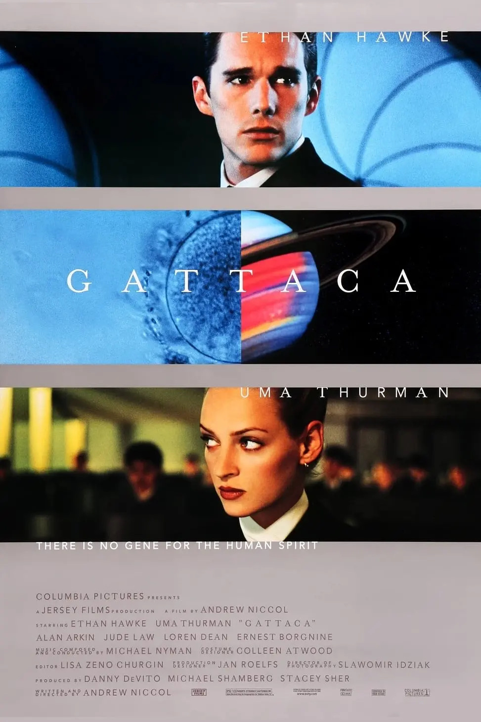 Vincent Freeman is born into a genetically engineered society but conceived naturally, deemed &lsquo;in-valid&rsquo; due to a heart condition. Determined to defy his genetic fate and reach space, Vincent assumes the identity of Jerome Morrow, a former elite athlete, to join Gattaca&rsquo;s space program.