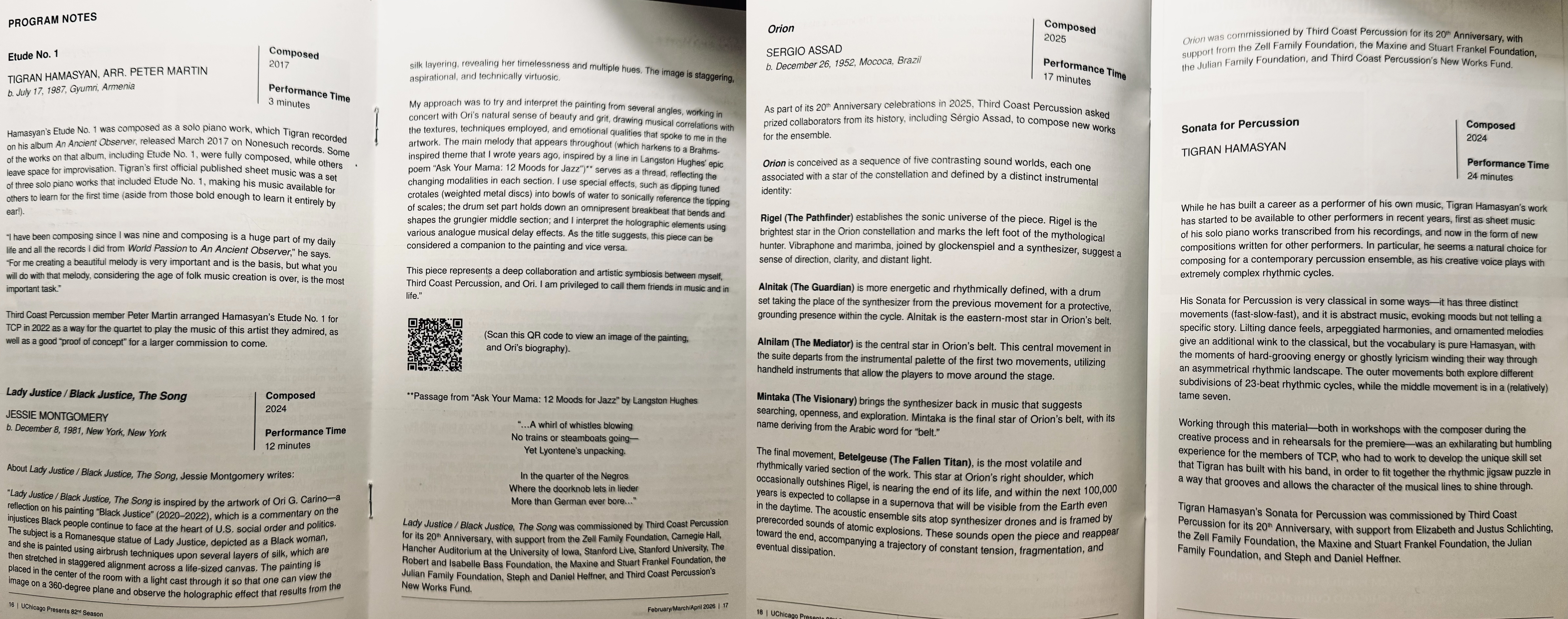 I read the program carefully—and still wasn’t quite sure what to expect&mldr;