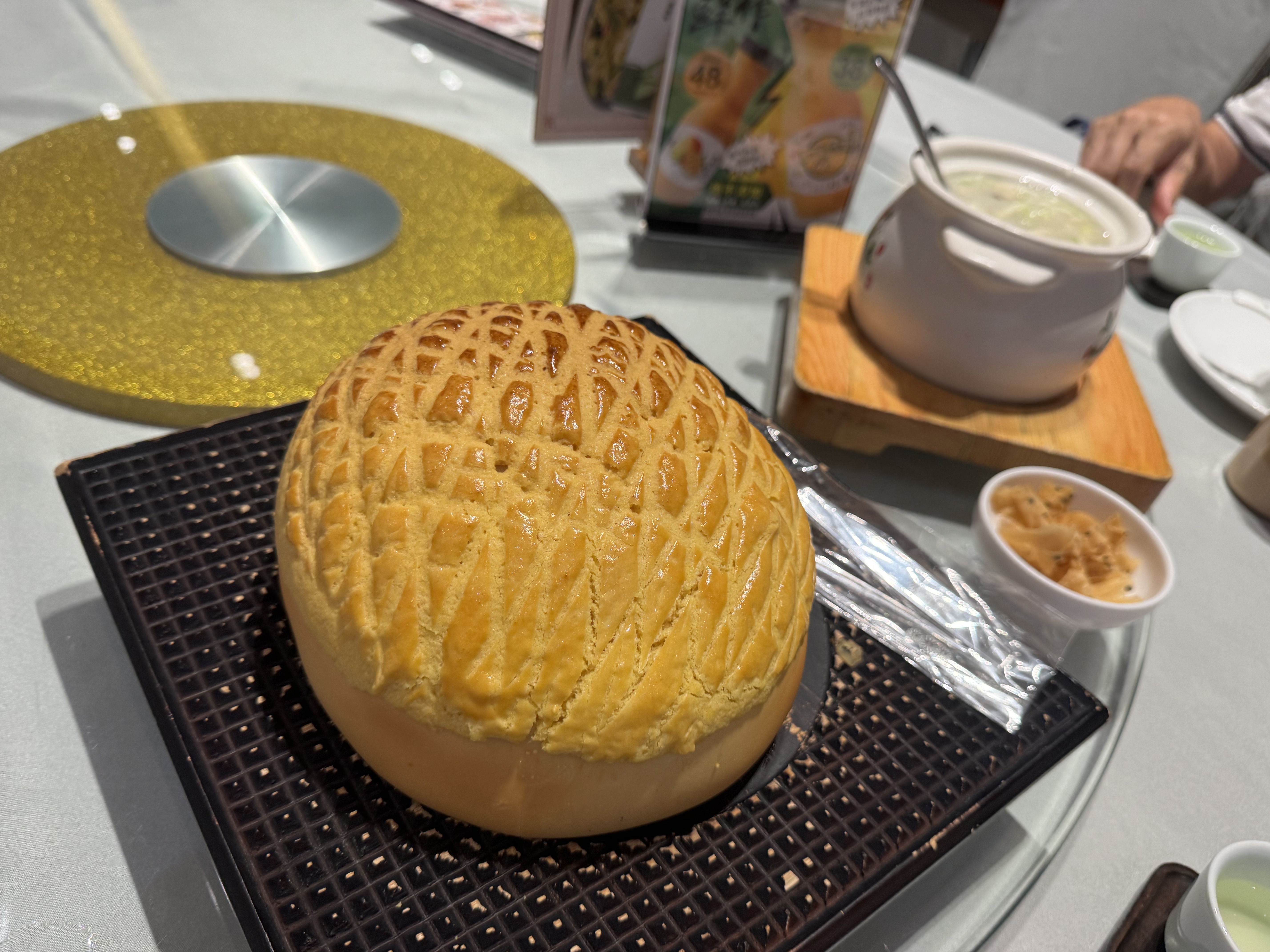 There are possibly hundreds of dishes. My favourites is the Pineapple Bun. (This one&rsquo;s probably larger than my face&mldr;)