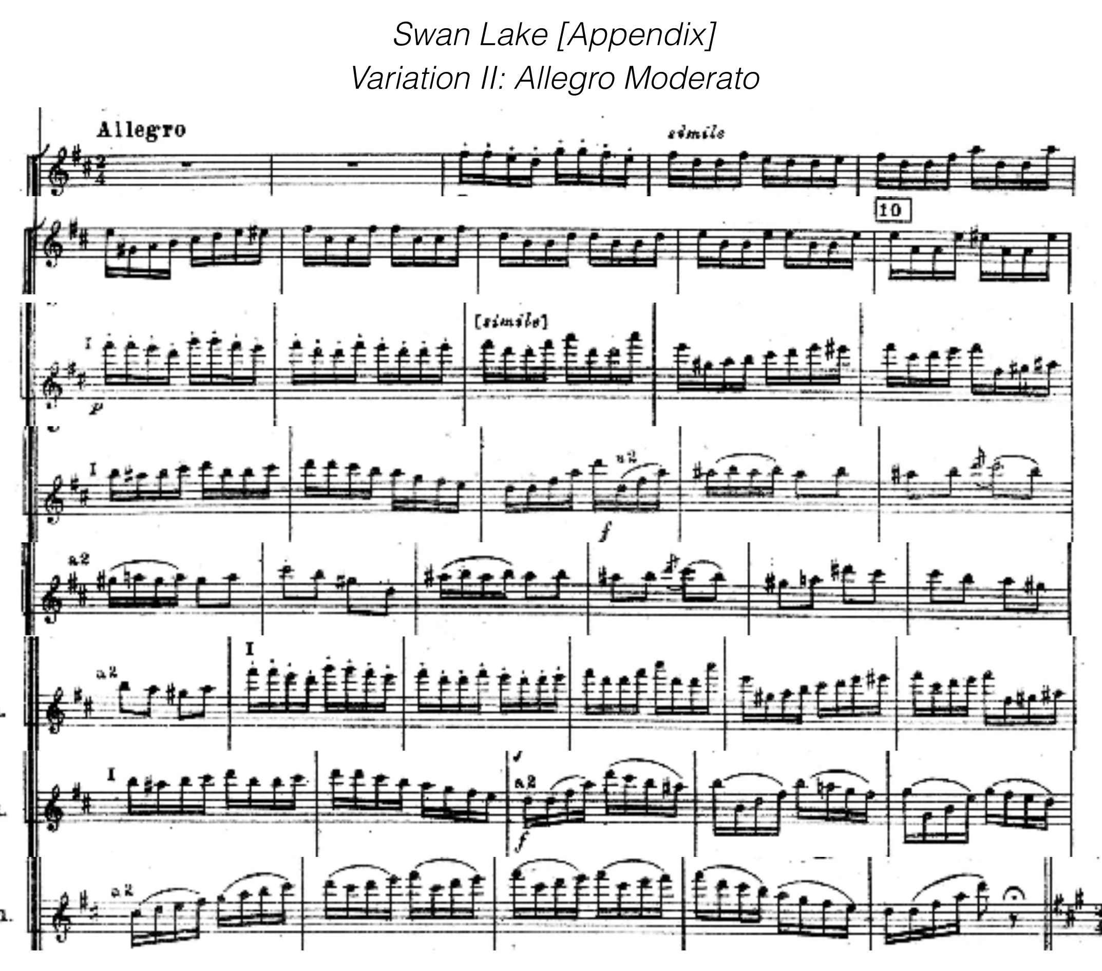 1st Violin + Flute = Melody