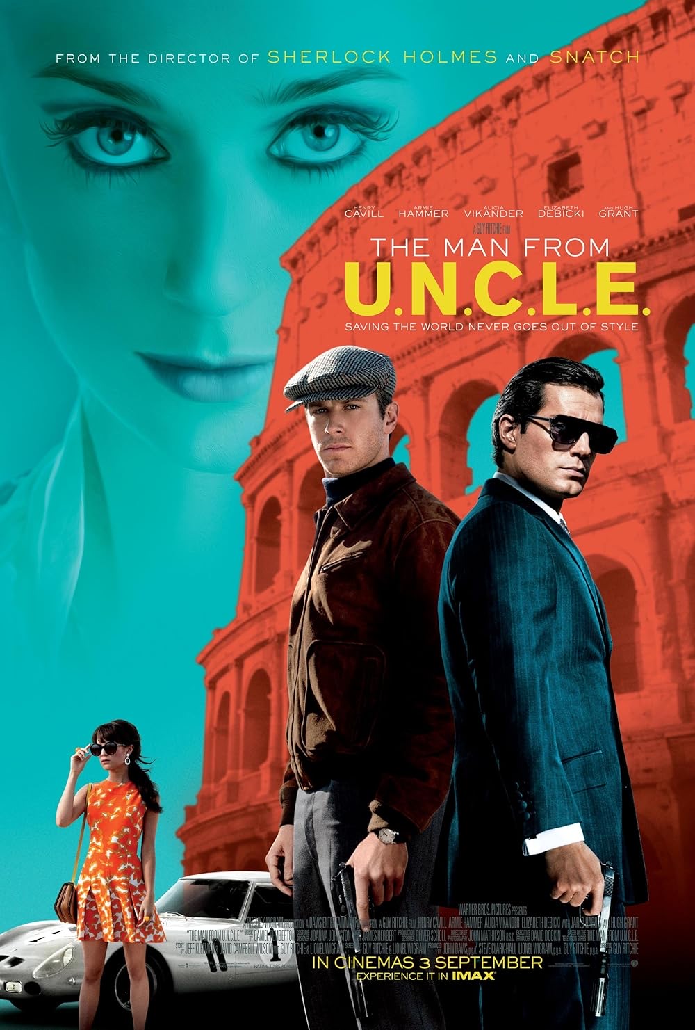The Man from U.N.C.L.E. (2015) directed by Guy Ritchie.