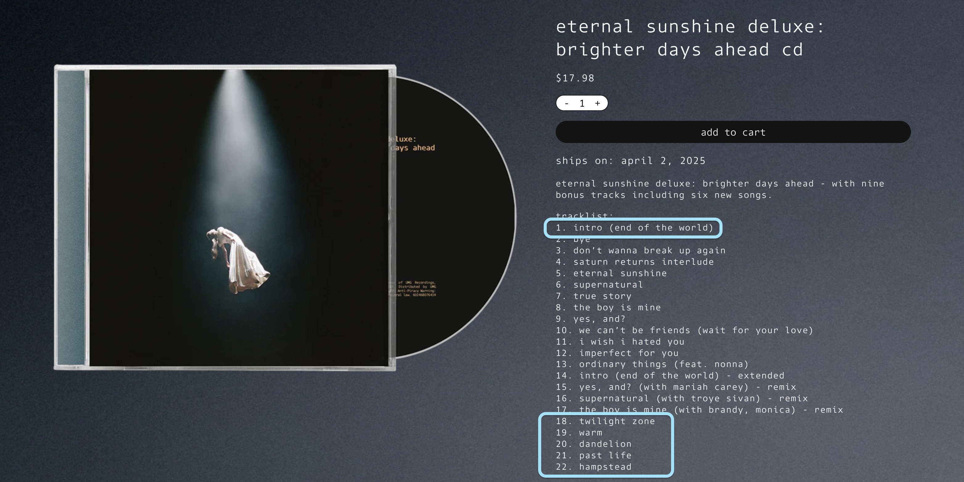 Eternal Sunshine Deluxe