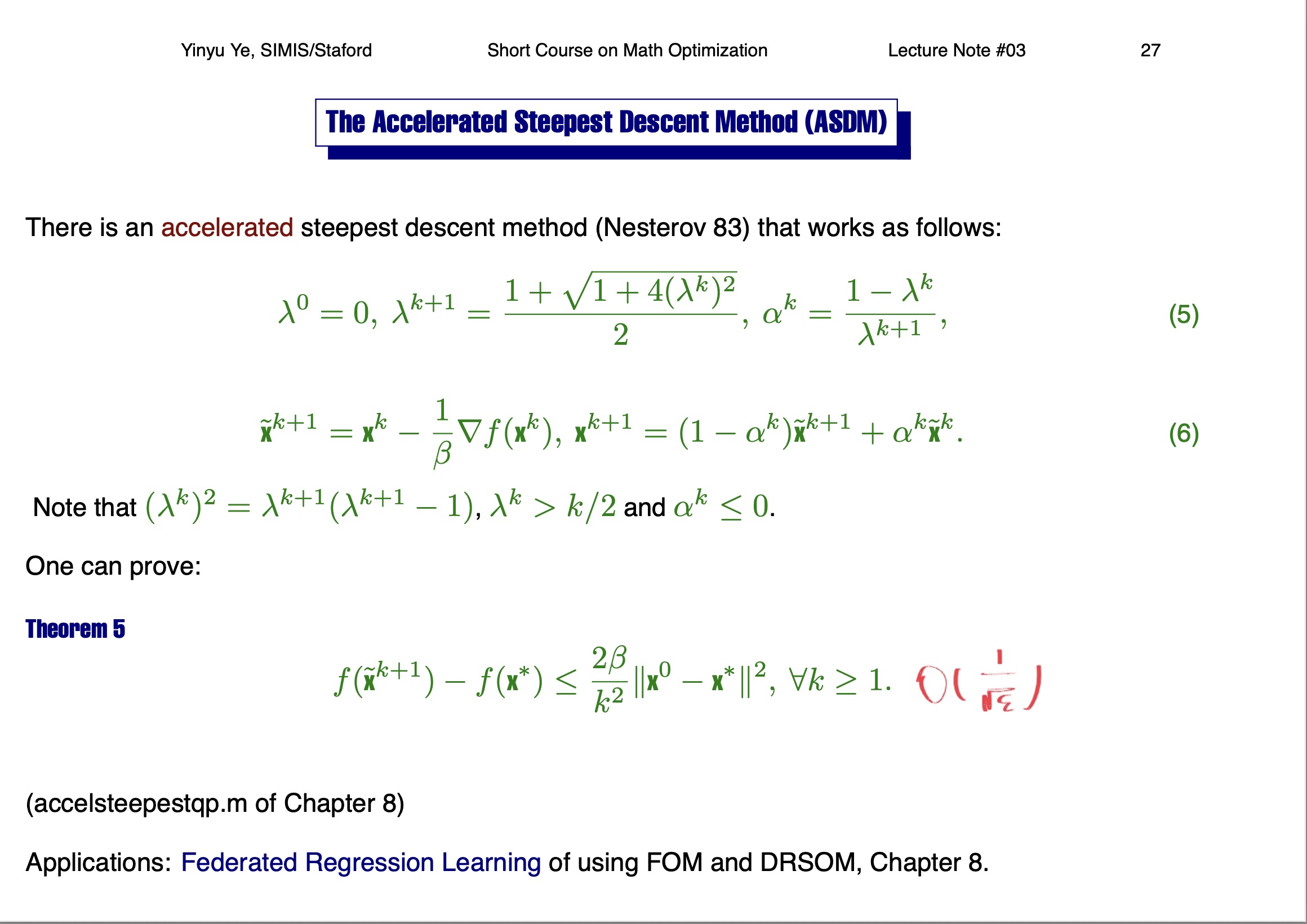 The slide comes from Prof. Ye—Thanks Professor Ye, again