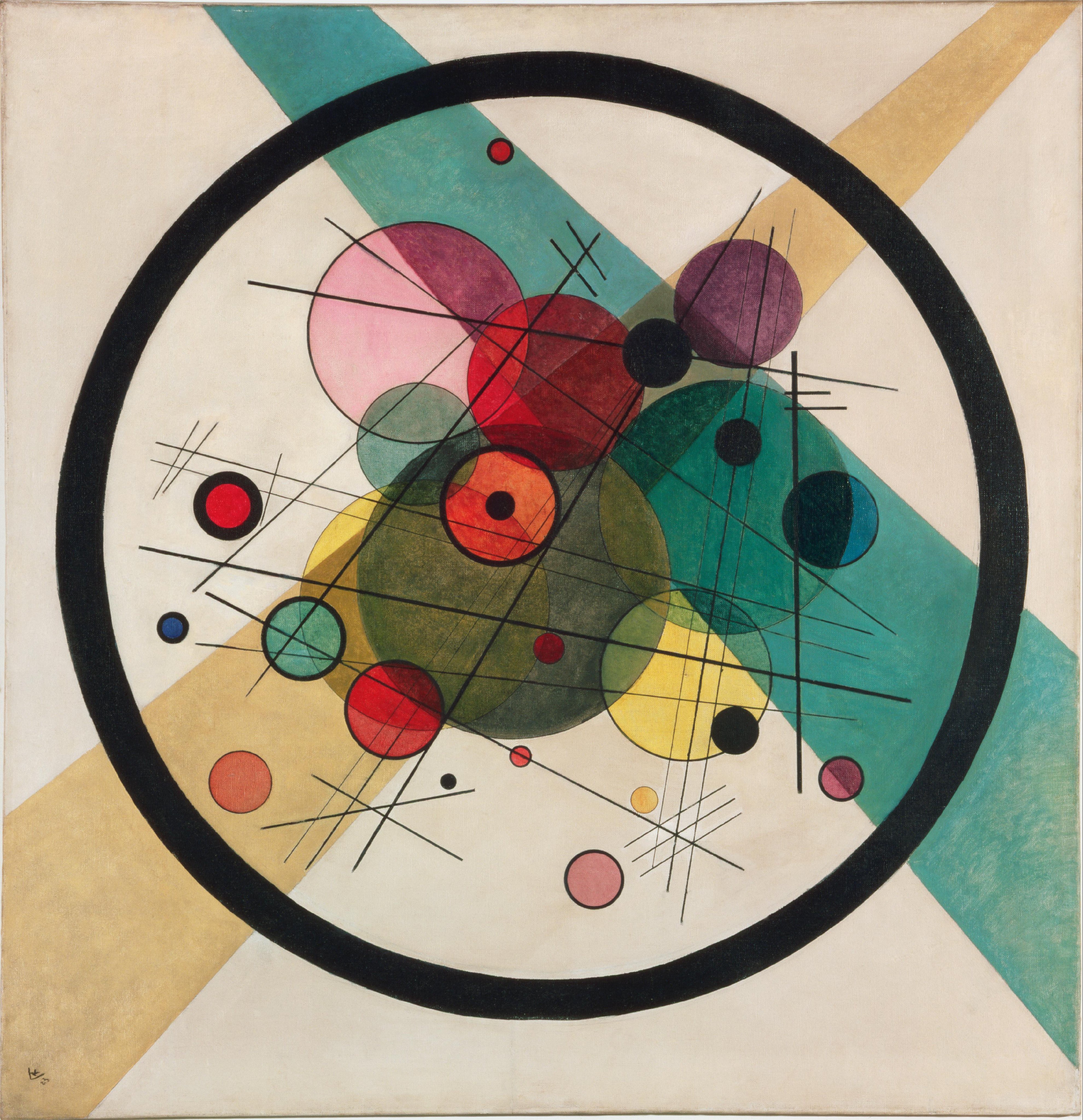 Circles in a Circle (1923) Vasily Kandinsky