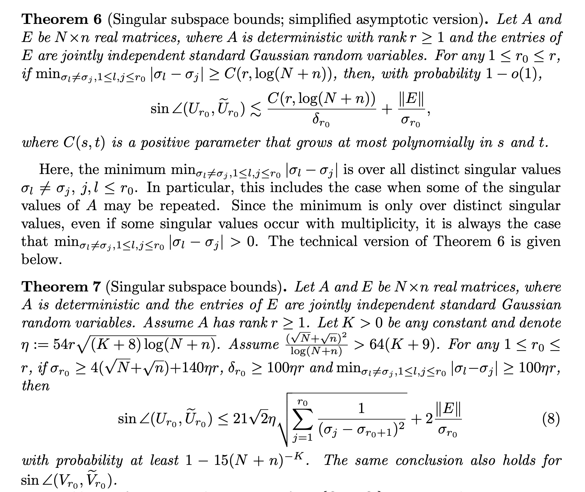 From O’Rourke, Vu and Wang (2023), coursey to the authors.