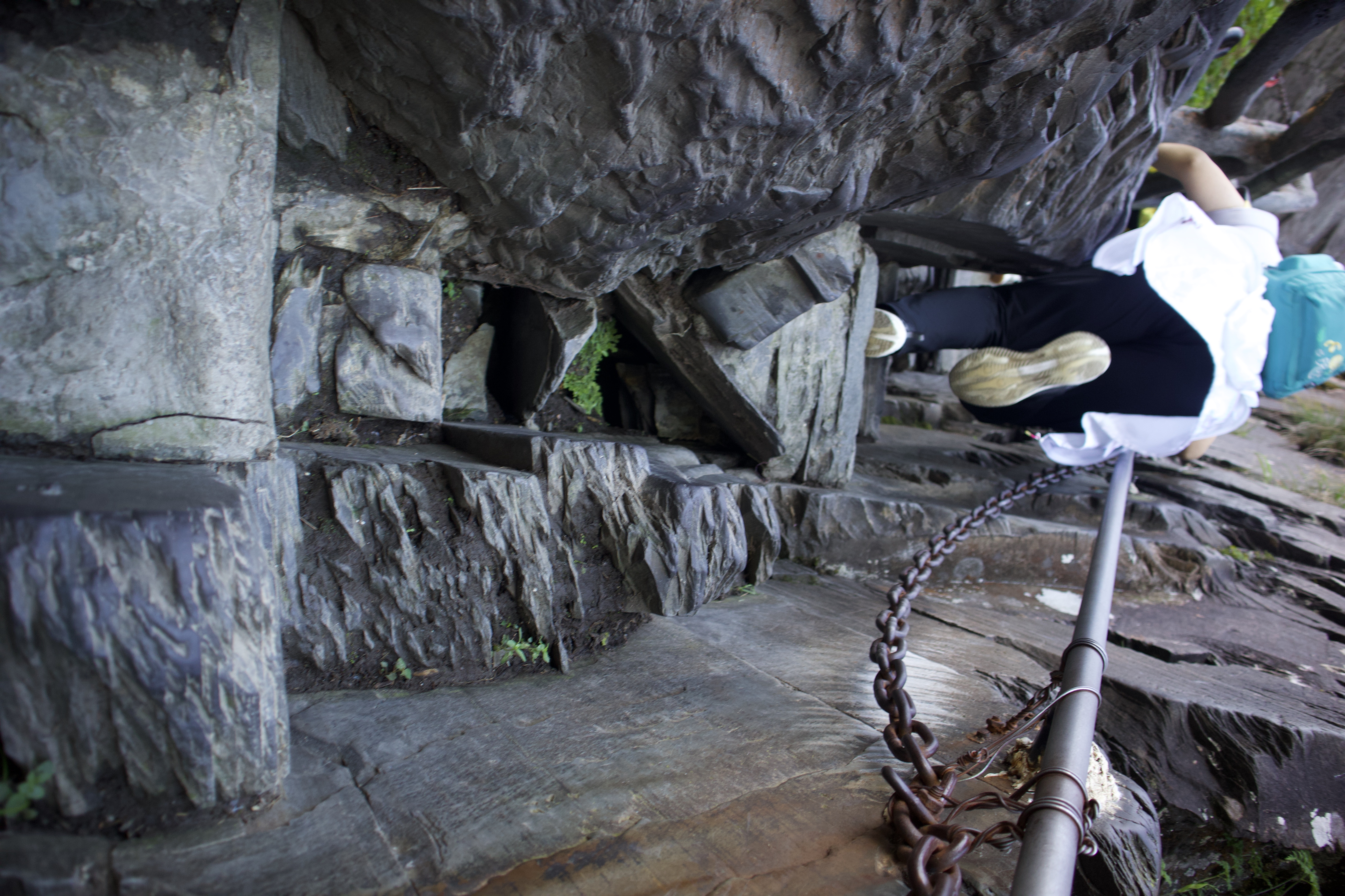 Some sections demand hands and feet. (Note to self: ‘Summit chic&rsquo; is really not a viable aesthetic.)