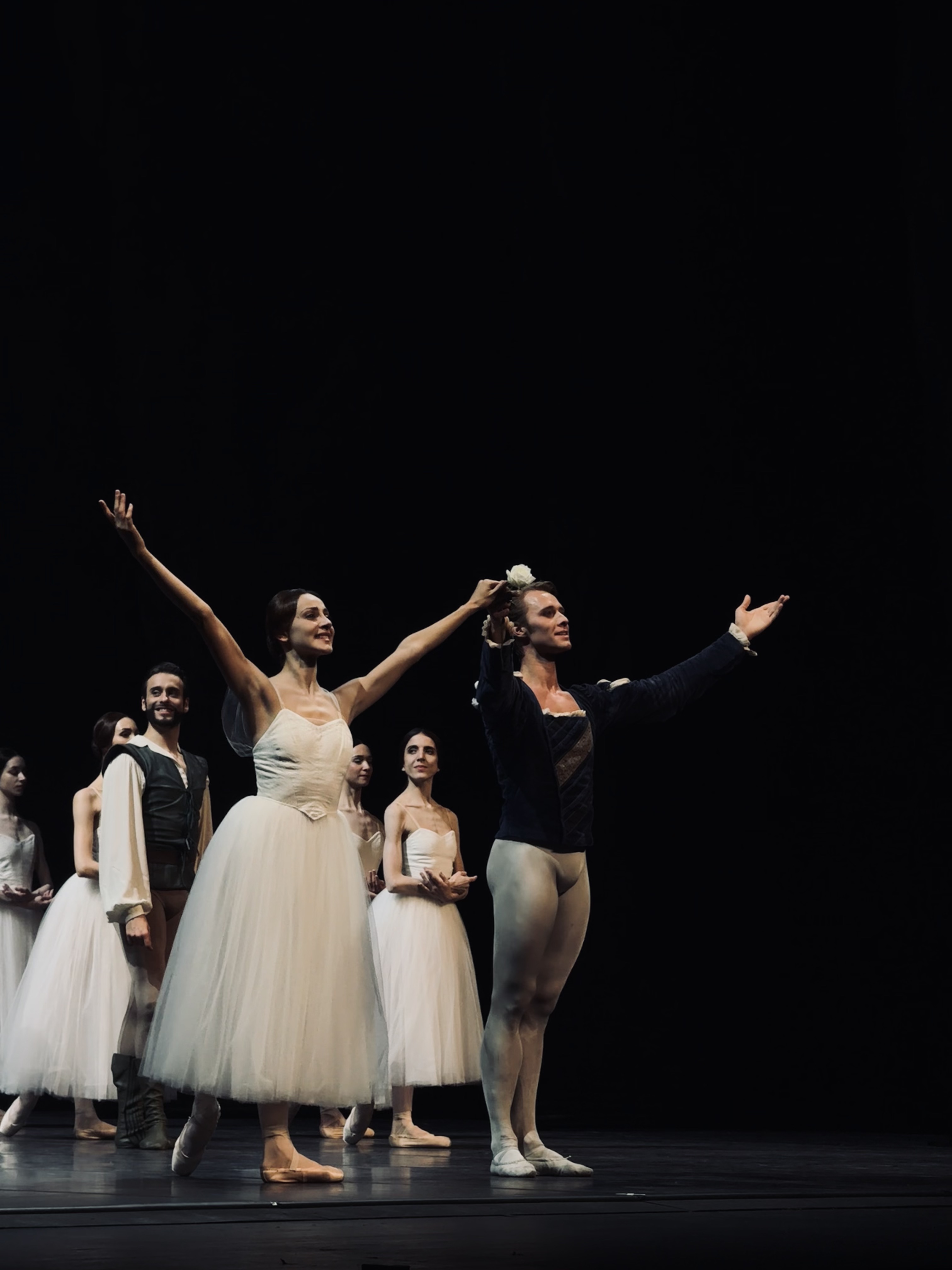 Nicoletta Manni, the principal dancer étoile of TaS, starring Giselle on the first night.