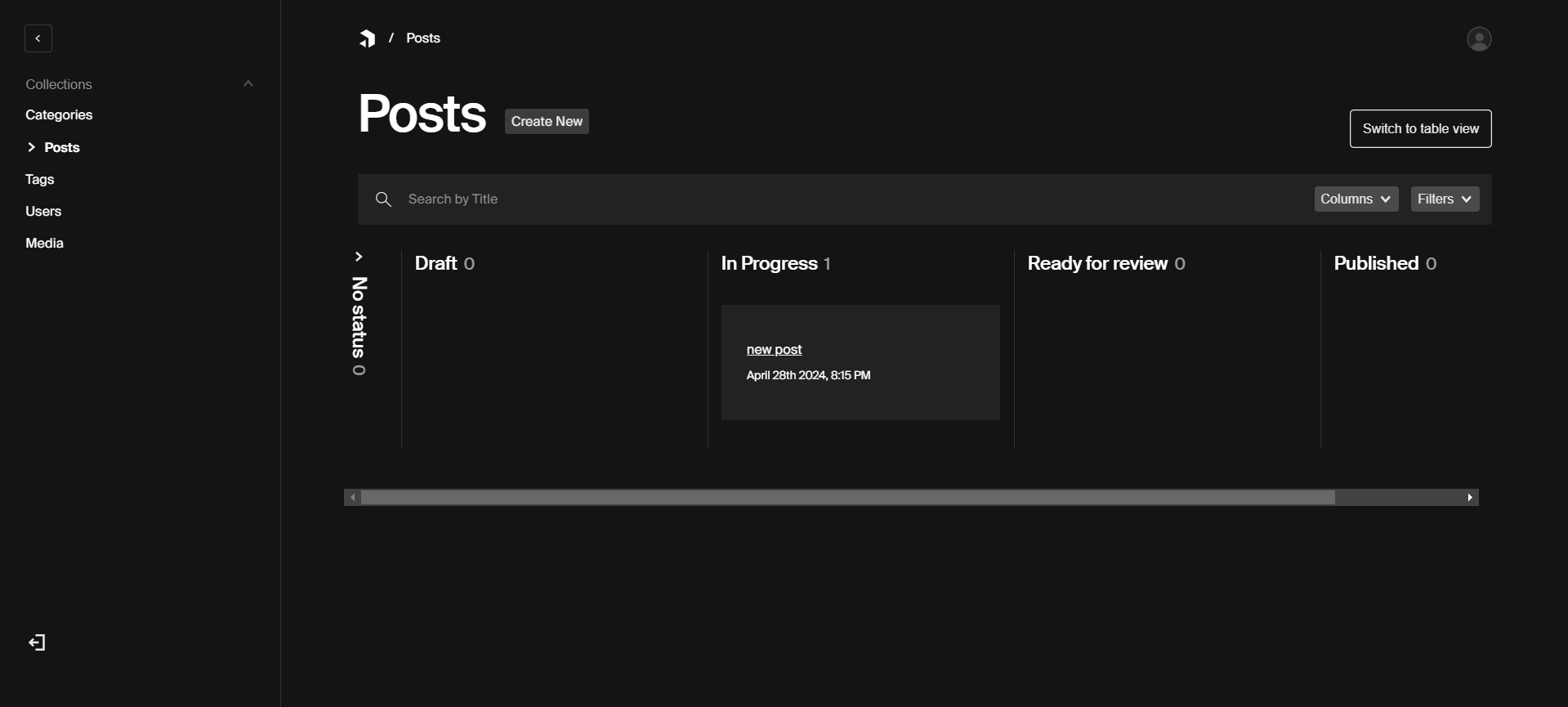 Shows an image illustrating the payload-kanban-board plugin