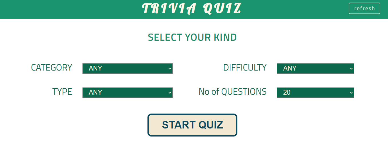 Main Page(selection)