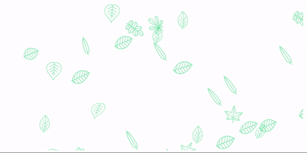 Leaves animation