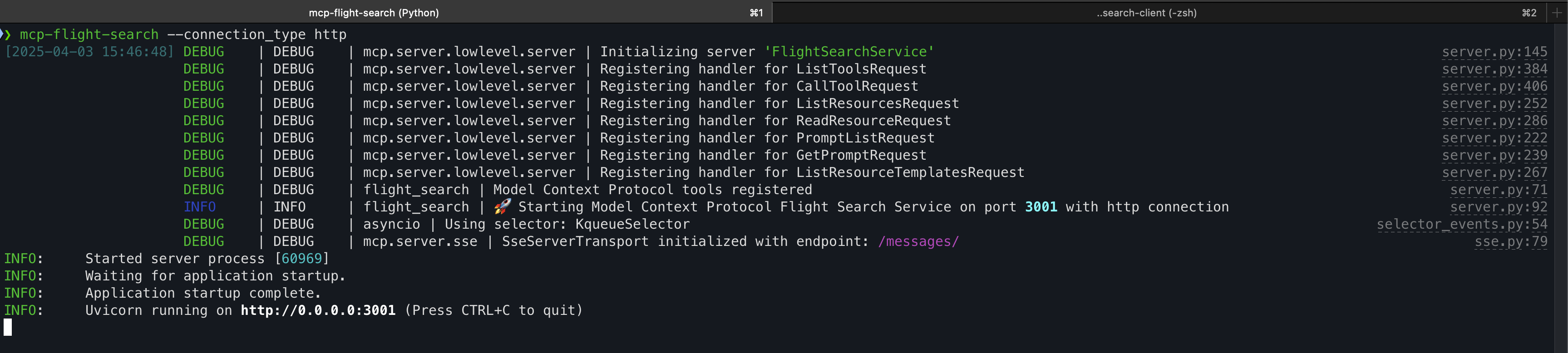 Starting the MCP Server