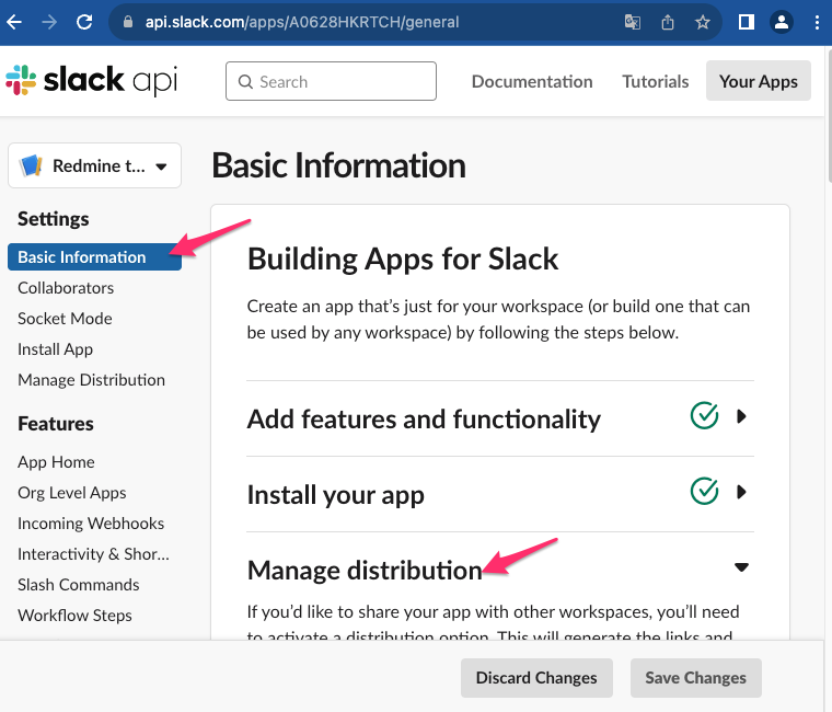 Manage distribution