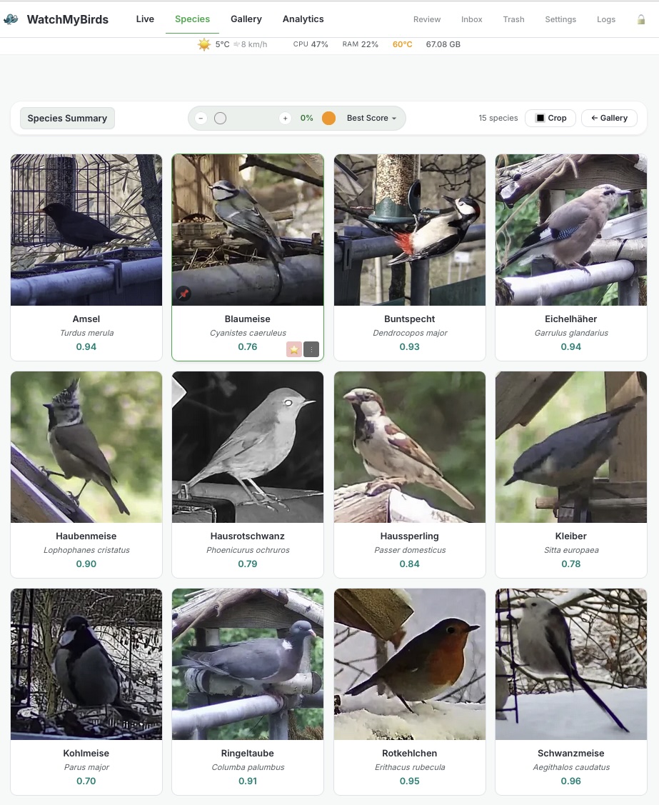 Species Summary
