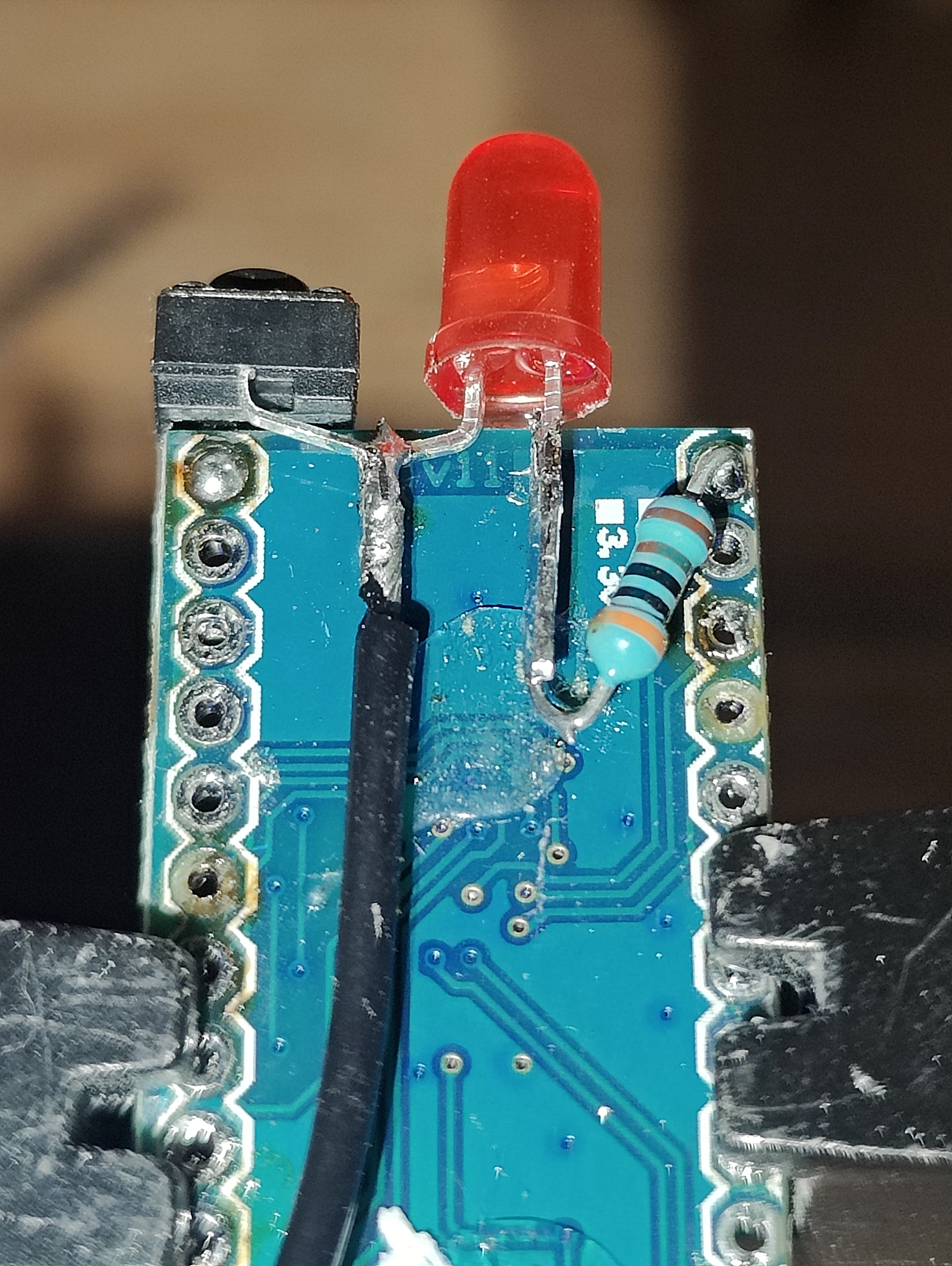Prototype backside wiring diagram