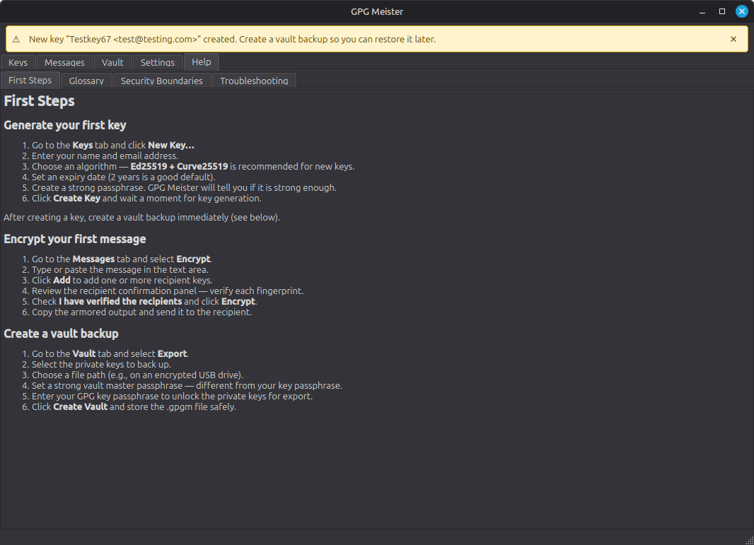 Help Page