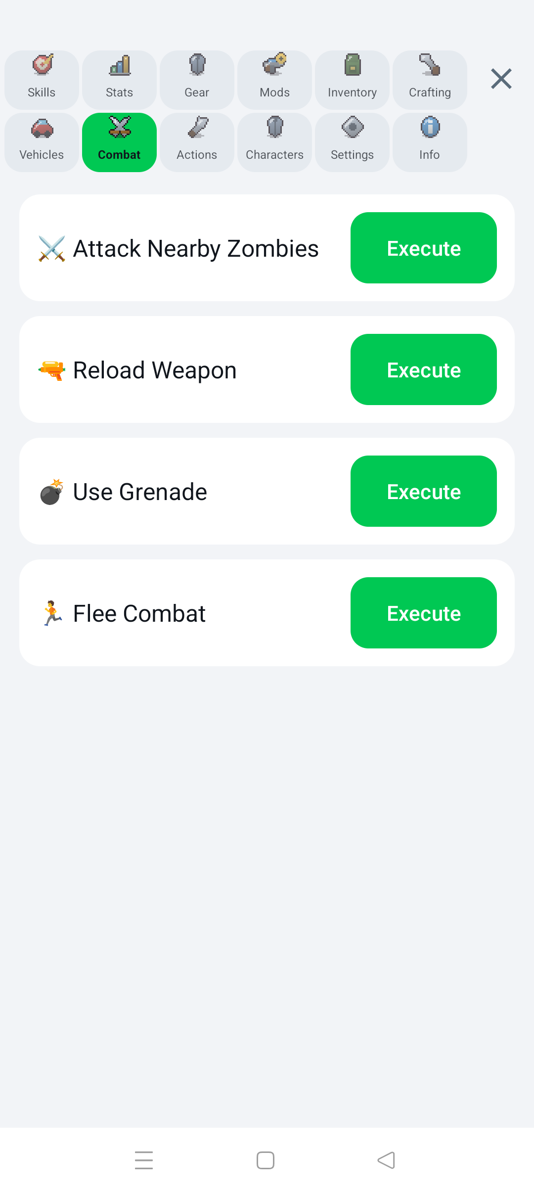 Combat page
