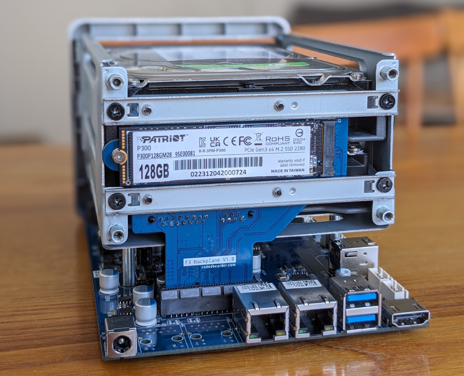 F3 backplane, from the project README