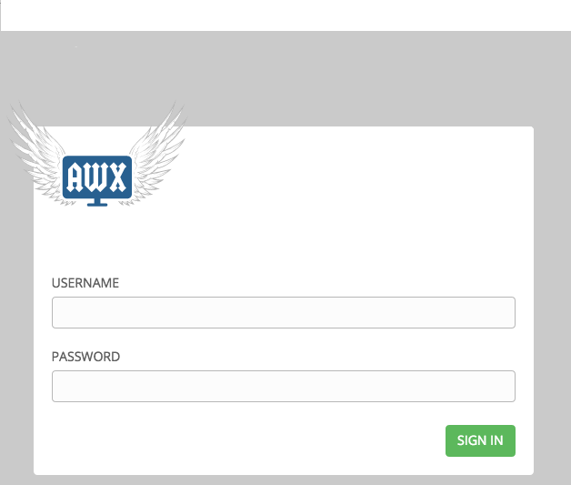 AWX Login