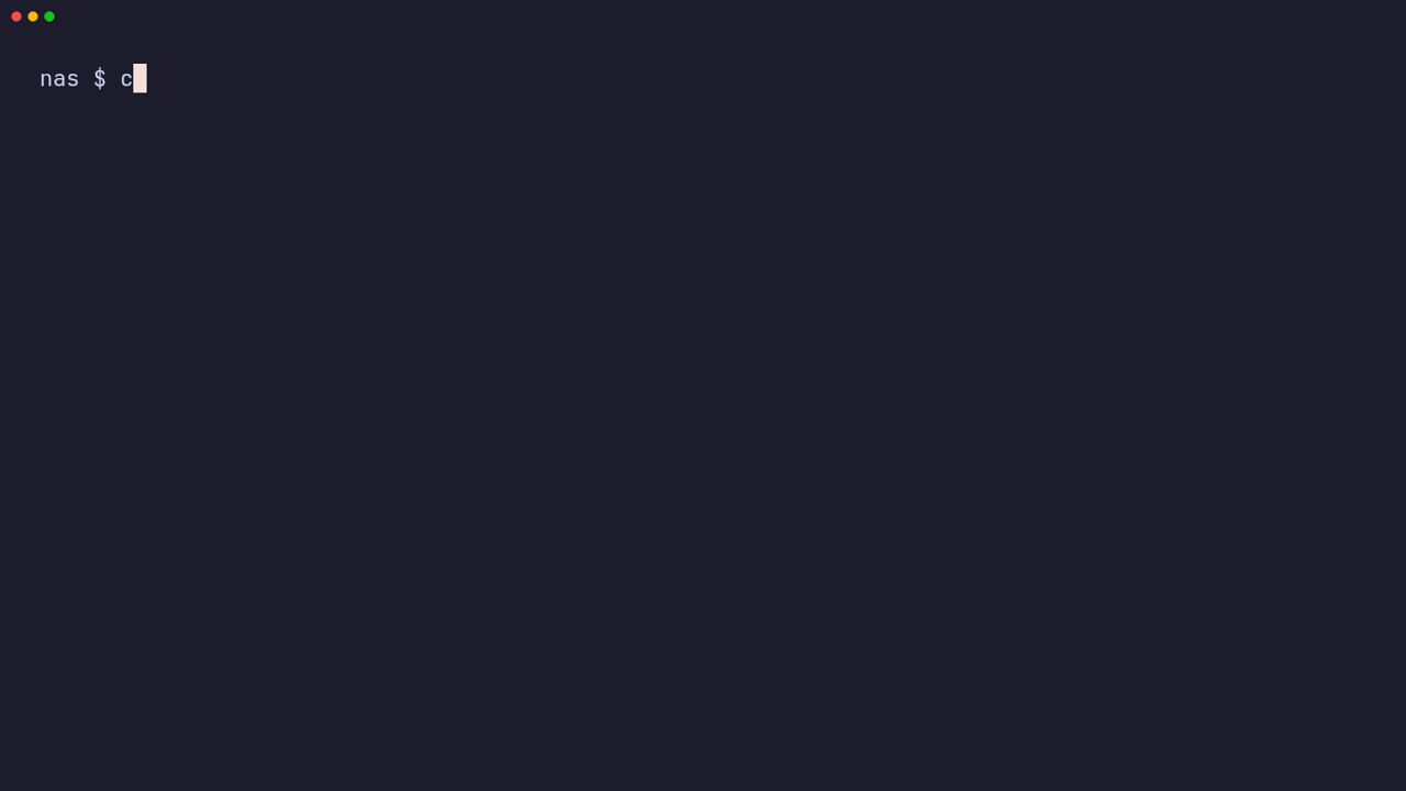 Deploying roost with docker compose on a NAS, then ssh roost and herdr from the laptop
