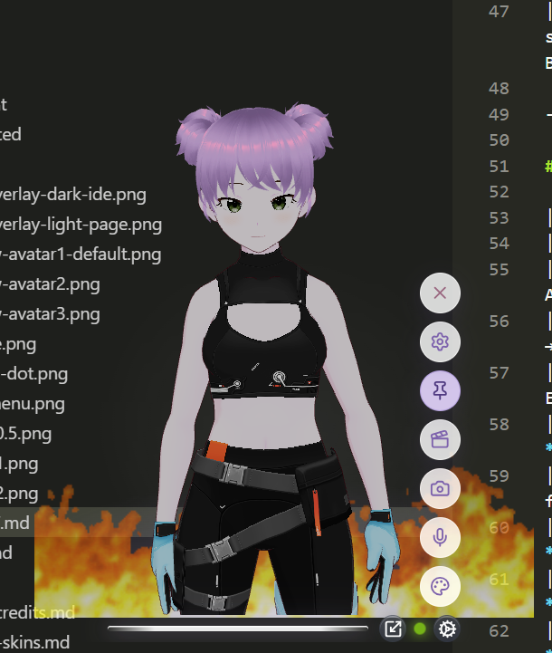 Gear menu