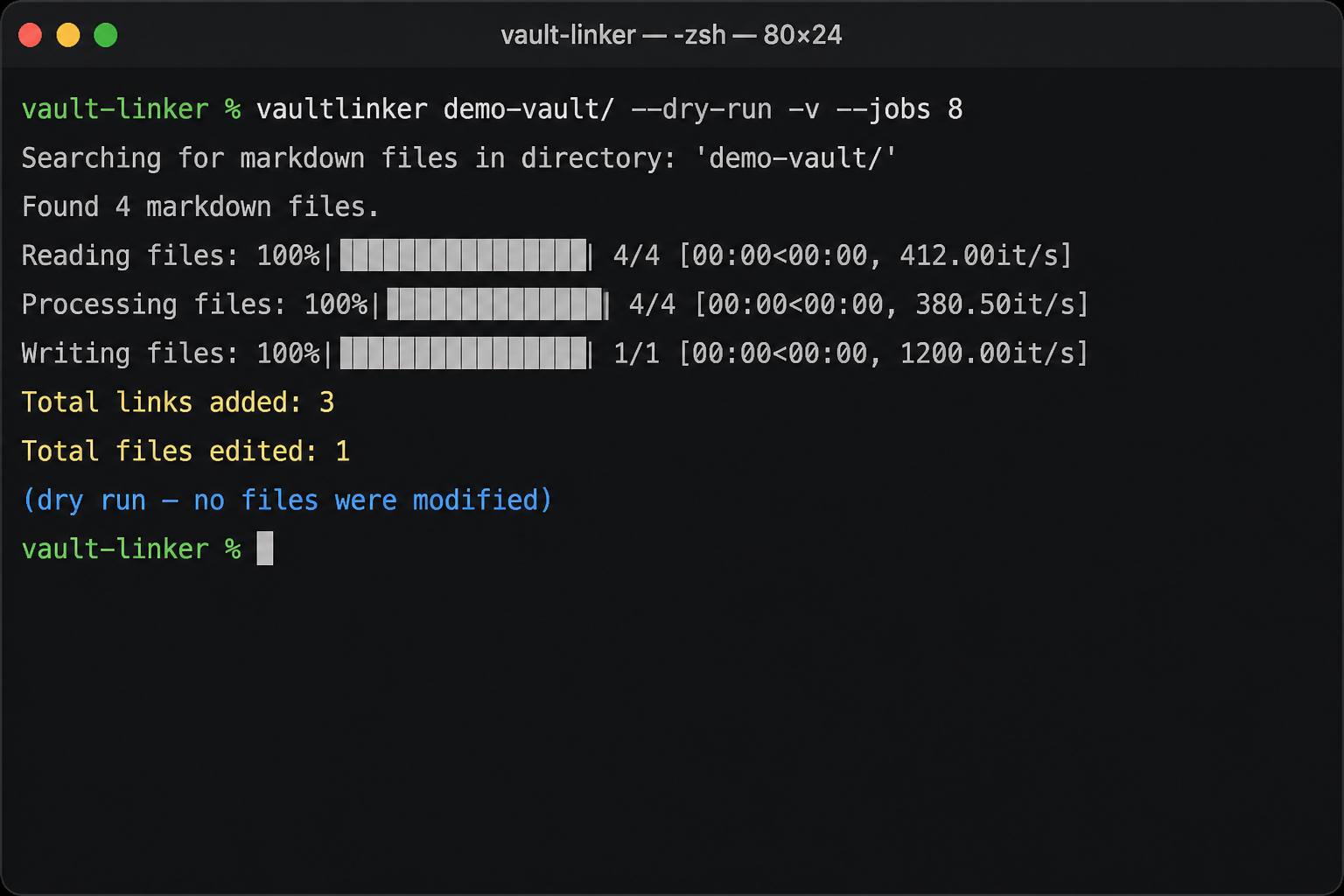 Vault Linker – Obsidian Plugin · Obsidian Stats