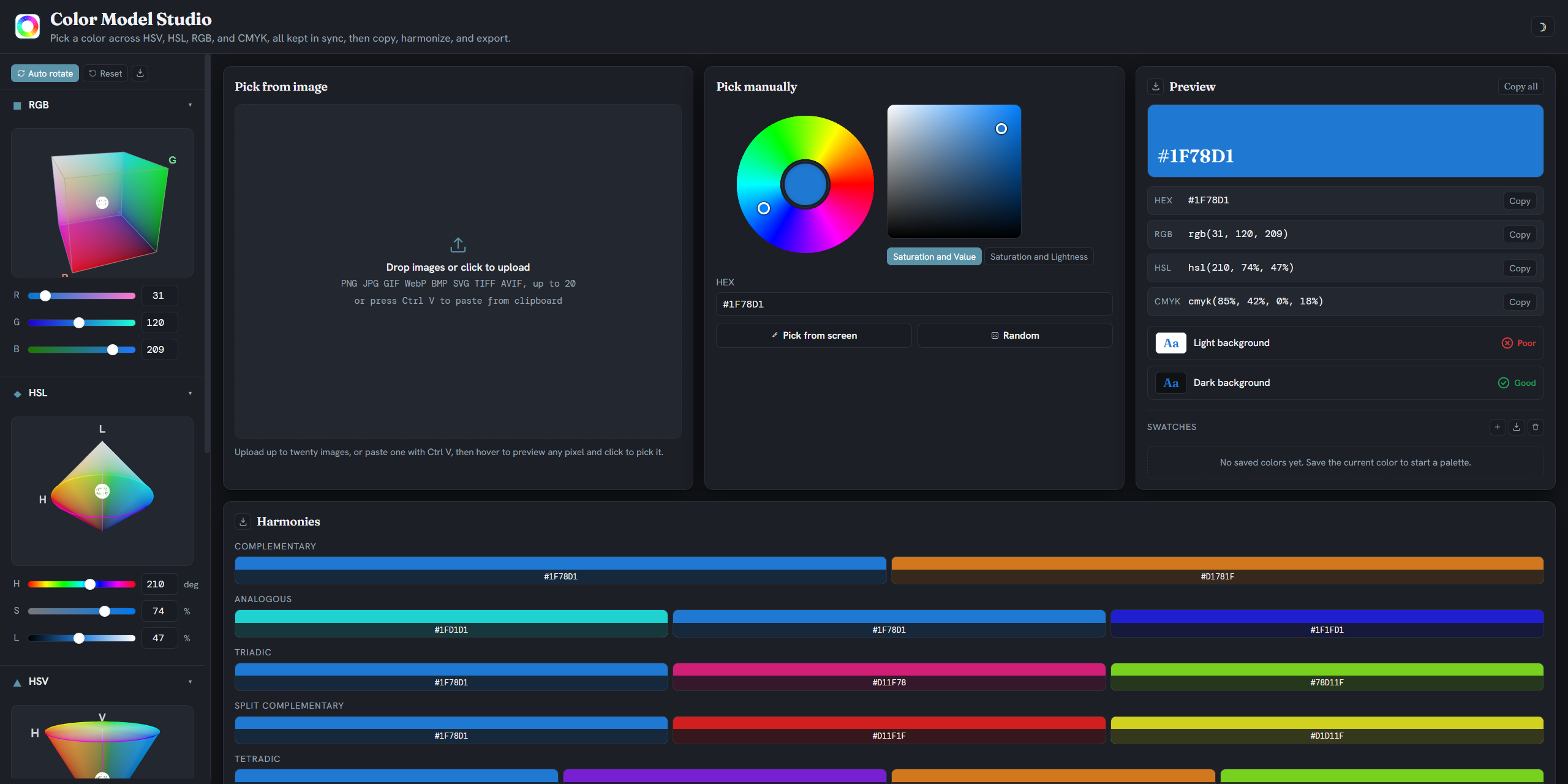 Color Model Studio preview