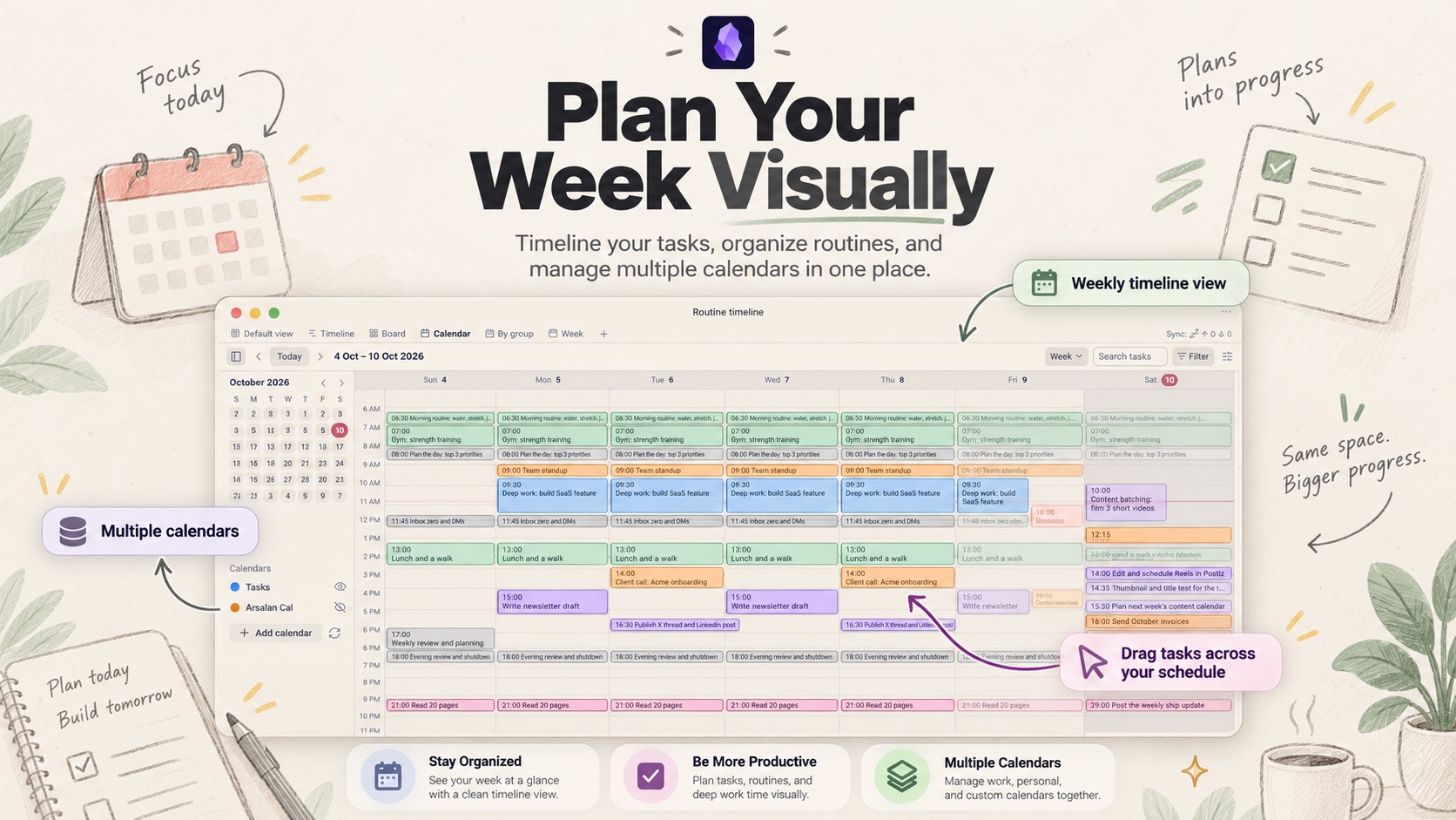Week calendar