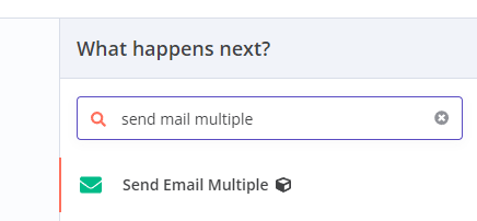 Send Email Multiple node