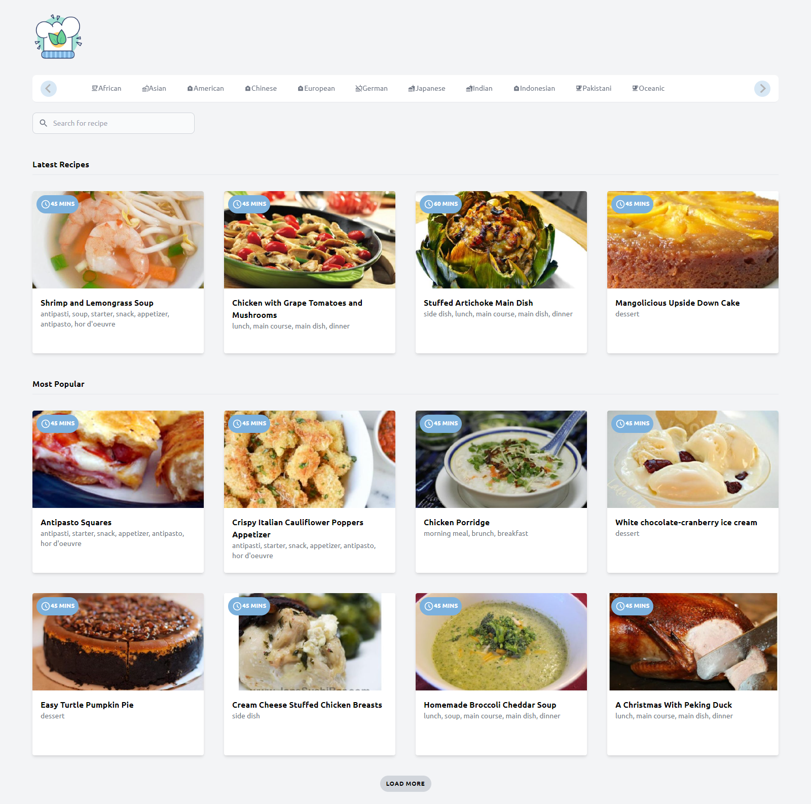 My Recipe App Screenshot