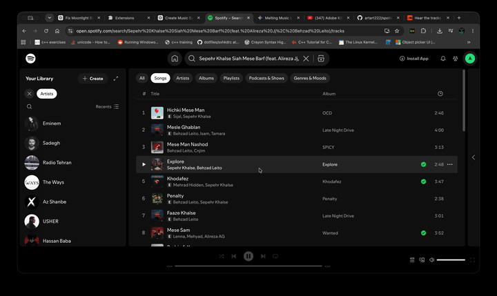 SpotiCloud Sync demo — export and sync likes between Spotify and SoundCloud