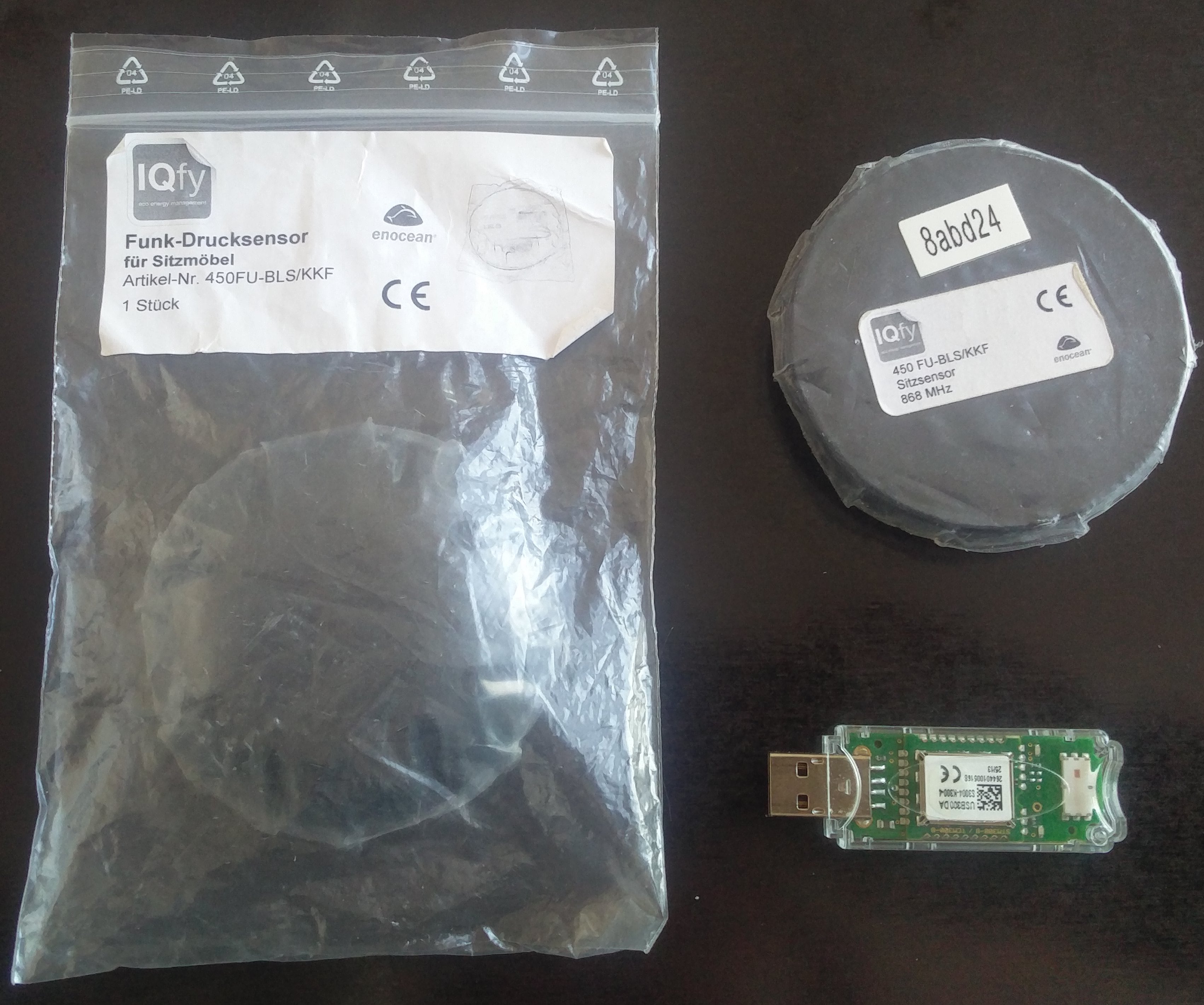 EnOcean Sensor and USB stick receiver