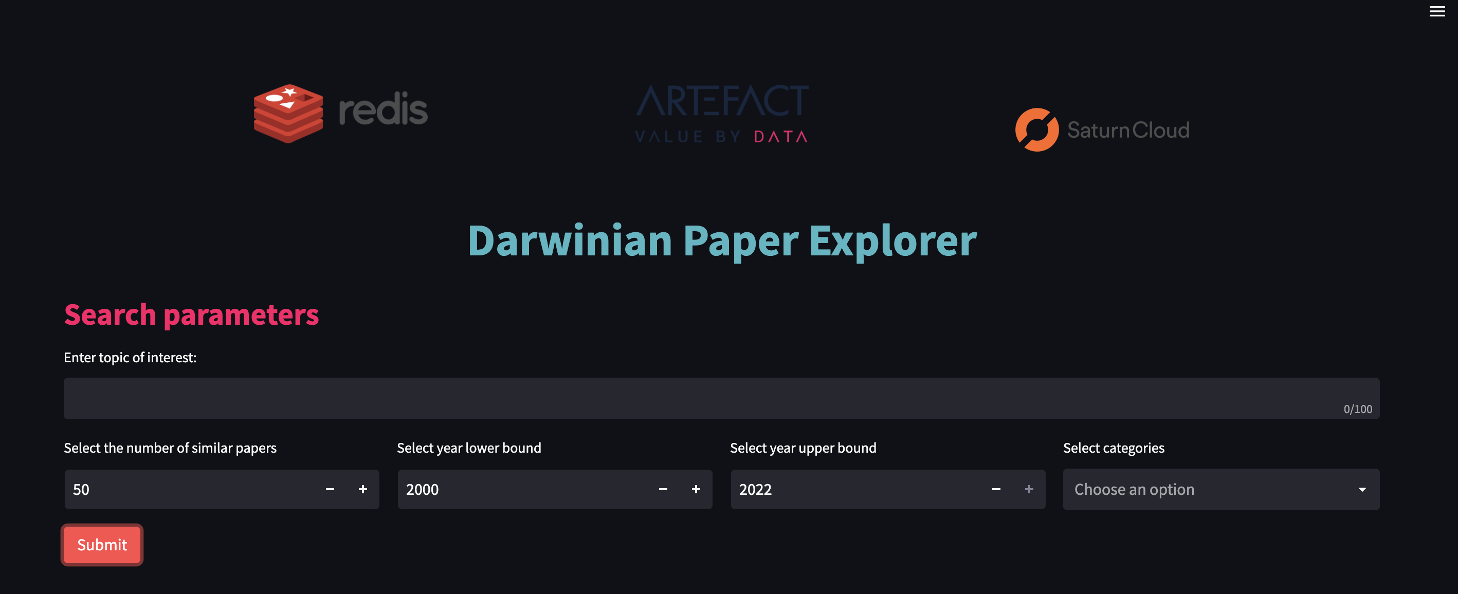 Darwinian paper searc