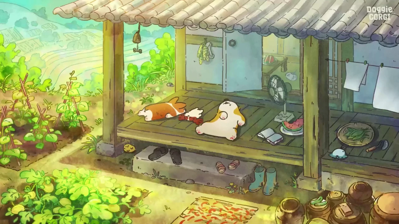 Corgi Sleeping