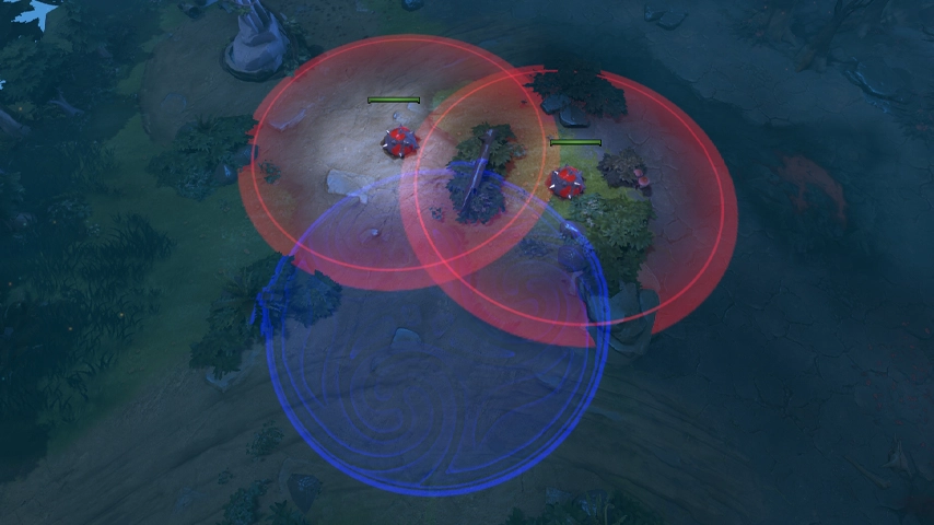 Techies Mine Radius