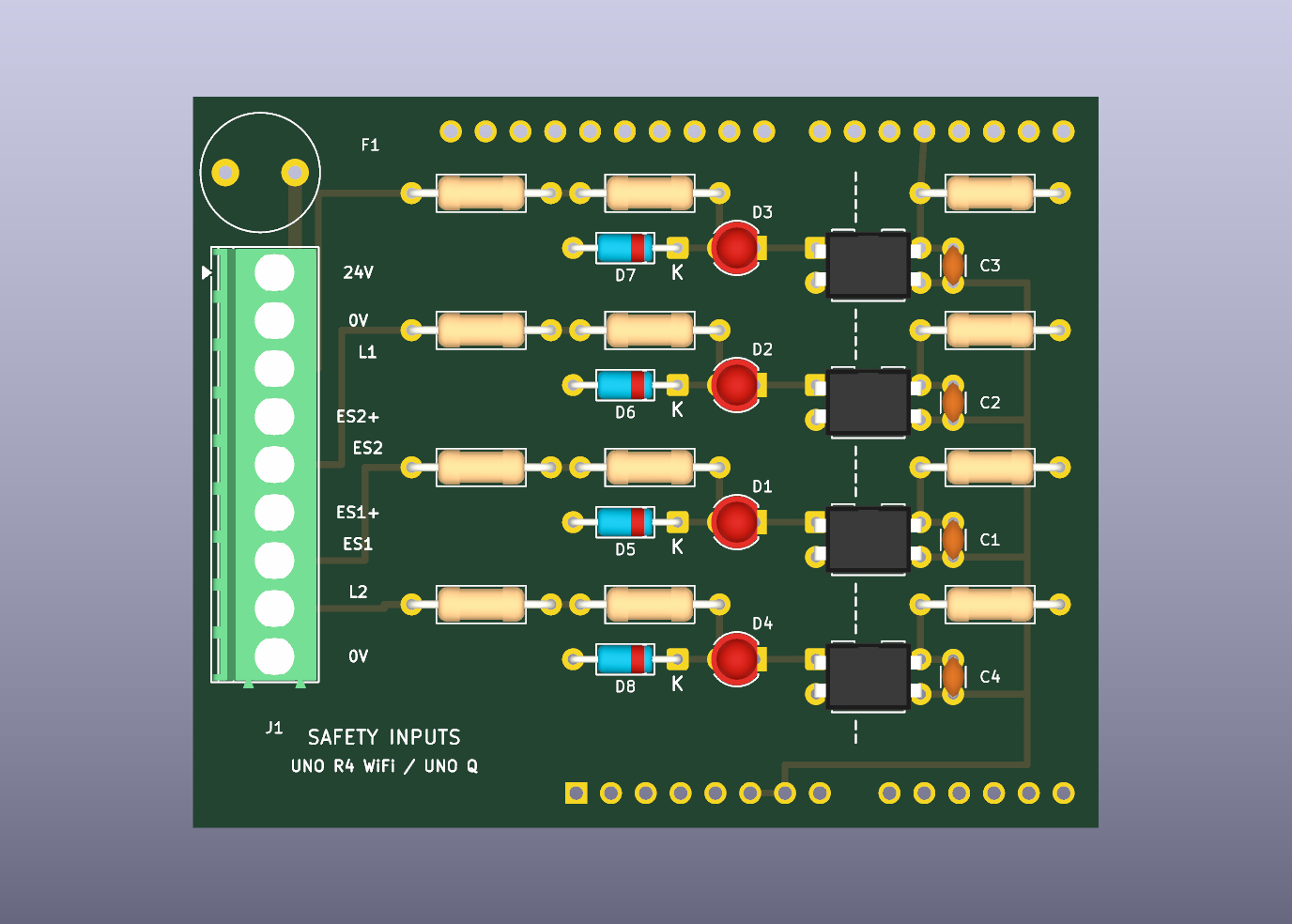 KiCad-Claude assisted, from the project README